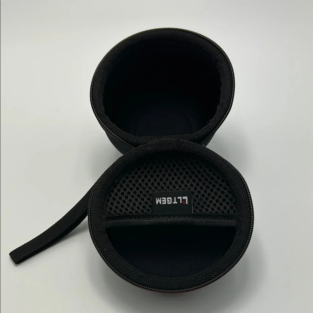 Hard Case For Small Bluetooth Camera Lens Black Zip Close LTGEM